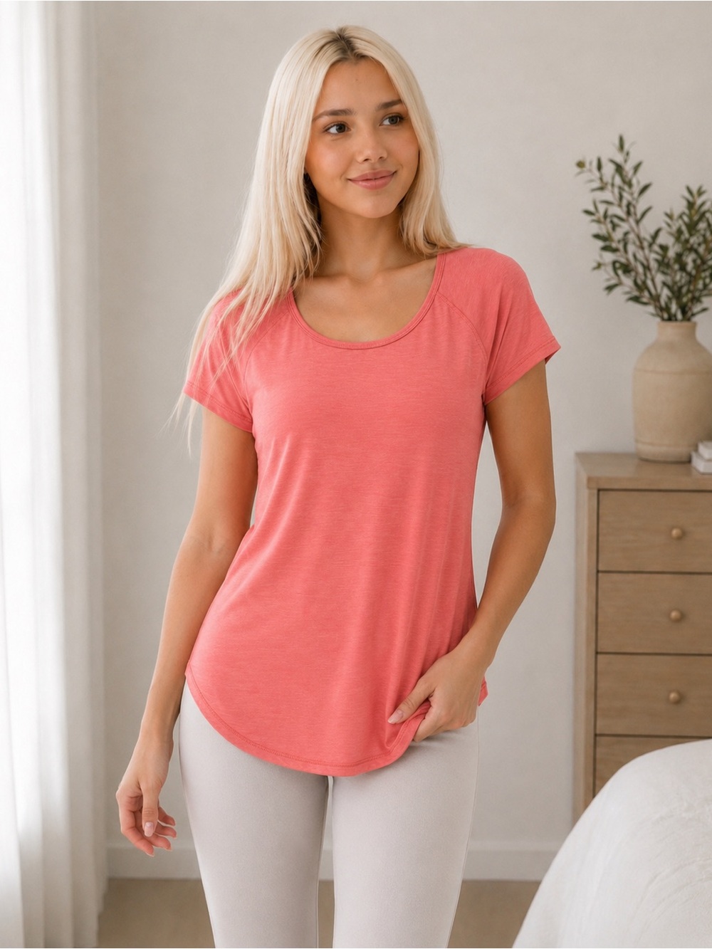 RBX Women’s Coral Short-Sleeve Performance Tee